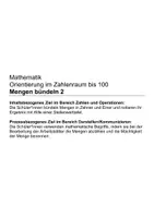 Vorschau - Arbeitsblätter - Mengen bündeln 2 (Orientierung im Zahlenraum bis 100) - Seite 1