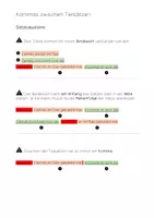Vorschau - Arbeitsblätter - Kommas zwischen Teilsätzen - Seite 1