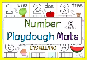 Vista previa - Unidades / Secuencias / Situaciones de Aprendizaje - Números 1-10 Manteles de plastilina - página 1