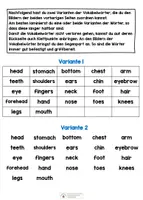 Vorschau - Arbeitsblätter - creativity set - body parts - Seite 3