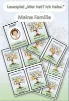 Vorschau - Arbeitsblätter - Materialpaket Lesespiele (stark wachsend) DaZ - Deckblatt