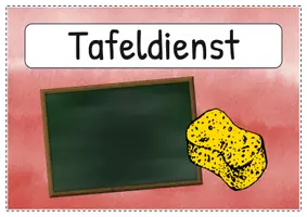 Vorschau - Poster - Classroom Management: Klassendienste (Schilder) - Seite 3