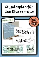 Vorschau - Poster - Stundenplan für den Klassenraum - Deckblatt