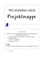 Vorschau - Arbeitsblätter - Info-Heftchen Projektmappe - Seite 1