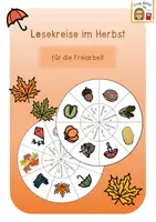 Vorschau - Stationenlernen - Lesekreise für die Freiarbeit - Legekreise - wachsendes Materialpaket - Deckblatt