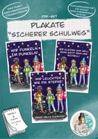 Vorschau - Arbeitsblätter - Plakate "Sicherer Schulweg" Gratis zum Ausdrucken! - Deckblatt