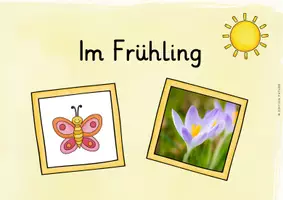 Vorschau - Präsentationen/Tafelbilder - Im Frühling - 3er Pack Tafelmaterial - Seite 1