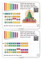 Vorschau - Arbeitsblätter - Musik Weihnachtslieder Quiz für Boomwhackers • Xylofon • Soundbellows - Seite 3
