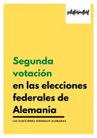 Vista previa - Hojas de trabajo - Segunda votación en las elecciones federales de Alemania - Hojas de trabajo - Portada