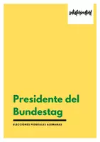 Vista previa - Hojas de trabajo - Presidente del Bundestag - Hojas de trabajo - Portada