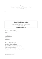Vorschau - Stundenentwürfe - Unterrichtsentwurf Wortartensortiermaschine Wortarten bestimmen - Seite 1