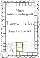 Vorschau - Arbeitsblätter - Rechtschreibübungsheft Wetter und Halloween - Seite 3