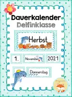 Vorschau - Bildkarten - Dauerkalender - Delfinklasse - Deckblatt