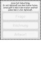 Vorschau - Spiele - Legespiel Sachaufgaben: Frage-Rechnung-Antwort - Seite 1