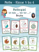 Vorschau - Spiele - Mathespiel - Ich habe ... Wer hat ...? - Brüche - Deckblatt