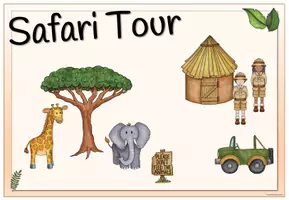 Vorschau - Poster - Safari - Flashcards, Poster & Games (Englisch + DaZ) - Seite 2