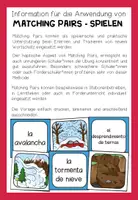 Vorschau - Bildkarten - LAS CATÁSTROFES NATURALES (Naturkatastrophen) - Matching Pairs (Spanisch) - Seite 1