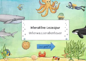 Vorschau - Interaktives Material - Interaktive Lesespur Unterwasser + Quiz - Seite 2