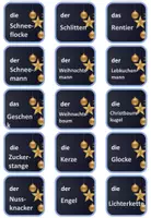 Vorschau - Spiele - Merk es dir! Finde die Paare (DaF/ DaZ): Weihnachten (editierbar) - Seite 3