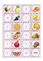 Vorschau - Spiele - Obst - Anlaut Domino (Thema Gesunde Ernährung) - Seite 3