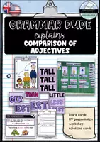 Vorschau - Arbeitsblätter - GRAMMAR DUDE Explains - Comparison of Adjectives - Deckblatt