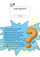 Vorschau - Arbeitsblätter - Bloc de devinettes À partir de 5 ans, volume 2 - Seite 1