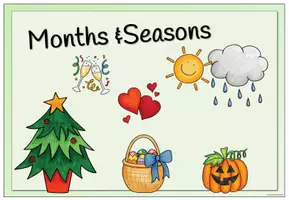 Vorschau - Spiele - Months & Seasons - Flashcards, Poster & Games (Englisch + DaZ) - Seite 2