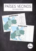 Vorschau - Arbeitsblätter - Los países vecinos - (Nachbarländer) - Deckblatt