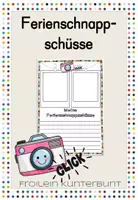 Vorschau - Anderer Materialtyp - Ferienschnappschüsse - Deckblatt