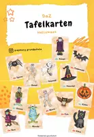 Vorschau - Fördermaterial/Inklusion - Tafelkarten Halloween Wortschatz - Deckblatt