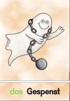 Vorschau - Fördermaterial/Inklusion - Tafelkarten Halloween Wortschatz - Seite 1