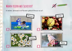 Vorschau - Arbeitsblätter - Silvester - Forscherheft - Seite 3
