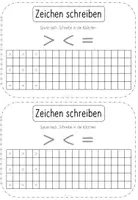 Vorschau - Arbeitsblätter - Größer, kleiner, gleich - Miniheft für die 1. Klasse (inkl. Tafelmaterial) #edukilights22 - Seite 1