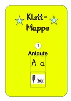 Vorschau - Fördermaterial/Inklusion - KlettMappe Anlaute 1, gelb A,E,M,O,L,F,S,N,T - Deckblatt