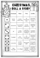 Vorschau - Arbeitsblätter - Christmas - Roll a Story - Seite 2