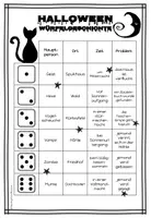 Vorschau - Arbeitsblätter - Halloween - Würfelgeschichte - Seite 2