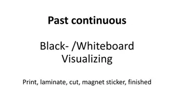 Vorschau - Präsentationen/Tafelbilder - Anschauungsmaterial Present continuous / Past continuous - Seite 1
