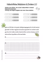 Vorschau - Arbeitsblätter - Halbschriftliche Multiplikation & Divisionn (Gesamtpaket) - Seite 3