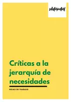 Vista previa - Hojas de trabajo - Críticas a la jerarquía de necesidades - Hojas de trabajo - Portada