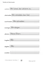 Vorschau - Arbeitsblätter - Welches Wort stimmt? Sätze vervollständigen (Leseverständnis, Wortarten, DaZ/DaF, Abschreibübungen) - Seite 2