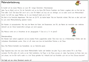 Vorschau - Mal- und Bastelvorlagen - Geschichten-Adventskalender mit Elfe Felizitas Funkelstern - Seite 2
