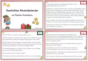 Vorschau - Mal- und Bastelvorlagen - Geschichten-Adventskalender mit Elfe Felizitas Funkelstern - Seite 3
