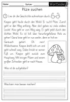 Vorschau - Arbeitsblätter - Wortfelder / Wortfeld - Lernwerkstatt mit Arbeitsblättern und Bastelvorlage - Seite 1