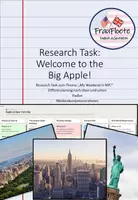 Vorschau - Arbeitsblätter - My Trip to New York City - Deckblatt