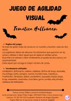 Vista previa - Juegos / Gamificación - Juego de agilidad visual Temática Halloween - página 1