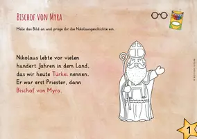 Vorschau - Mal- und Bastelvorlagen - Nikolaus - 2er-Pack - Tafelmaterial & Lese-Lern-Heft - Seite 2