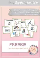 Vorschau - Präsentationen/Tafelbilder - Freebie Stationenkarten Schall - Deckblatt