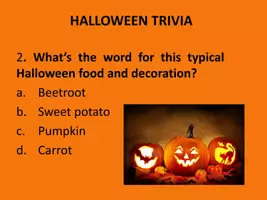 Vista previa - Juegos / Gamificación - Halloween Trivia - Question and answer activity - página 3