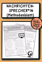 Vorschau - Merkblätter - Nachrichtensprecher*in (Methodenblatt) - Deckblatt