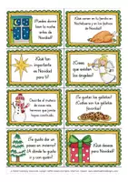 Vorschau - Aufgabenkarten - NAVIDAD tarjetas para hablar y escribir Spanisch - Seite 1
